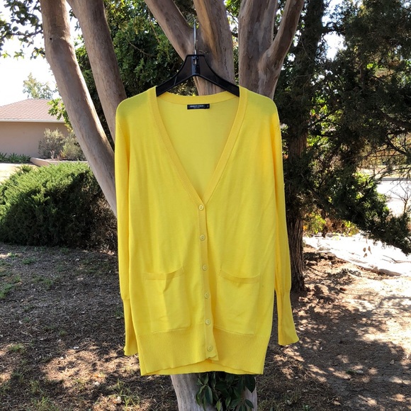 Urban Coco Sweaters - Urban Coco yellow cardigan